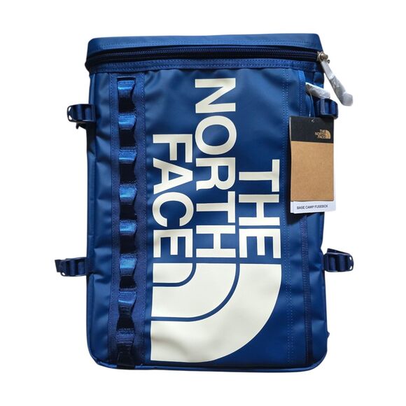 The Norh Face Base Camp Fuse Box Bag Tote Backpack Estate Blue Outdoor Hiking - Picture 1 of 5
